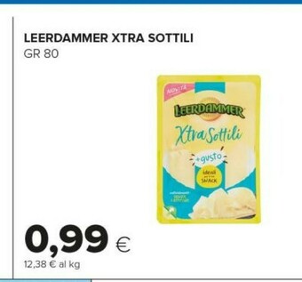 Tigre Leerdammer Xtra Sottili offerta