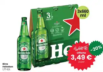 Interspar Birra Heineken 3x660 ml offerta