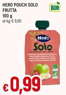 Famila Hero pouch solo frutta 100 g offerta