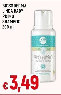 Famila Bios & derma linea baby primo shampoo offerta