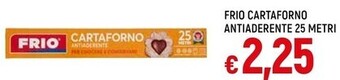 Famila Frio cartaforno antiaderente offerta