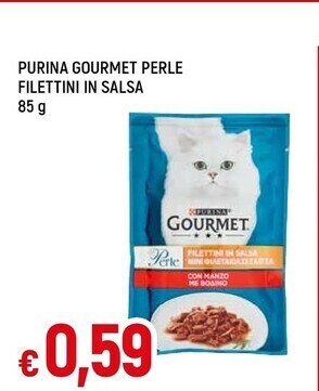 Purina gourmet perle filettini in salsa