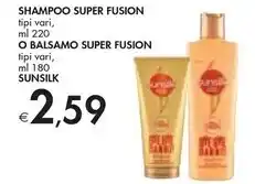 Bennet Sunsilk shampoo super fusion o balsamo super fusion offerta