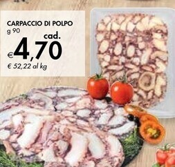 Bennet Carpaccio di polpo offerta