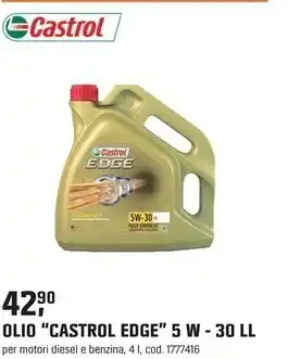 Castrol olio “edge” 5 w - 30 ll