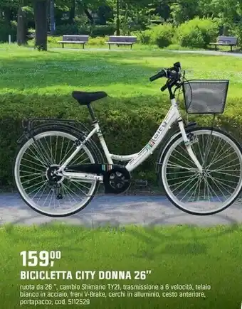 OBI Bicicletta city donna 26’’ offerta