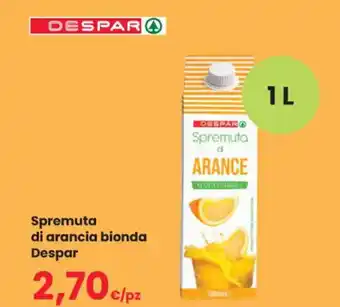 Spremuta di arancia bionda Despar 1L