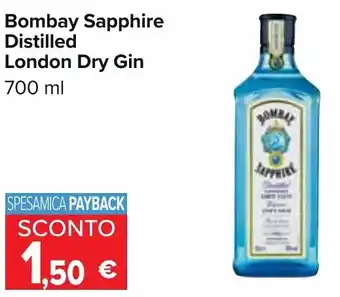 Carrefour Bombay Sapphire Distilled London Dry Gin 700 ml offerta