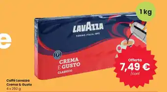 Interspar Caffè Lavazza Crema & Gusto 4 x 250 g offerta