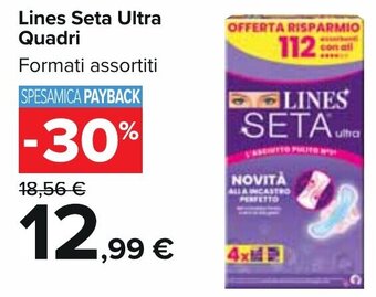 Carrefour Lines Seta Ultra Quadri Formati assortiti offerta