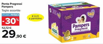 Carrefour Penta Progressi Pampers Taglie assortite offerta