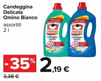 Carrefour Candeggina Delicata Omino Bianco assortiti 2 l offerta