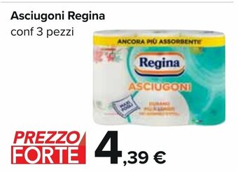 Carrefour Asciugoni Regina conf 3 pezzi offerta