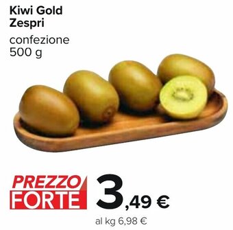 Carrefour Kiwi Gold Zespri confezione 500 g offerta