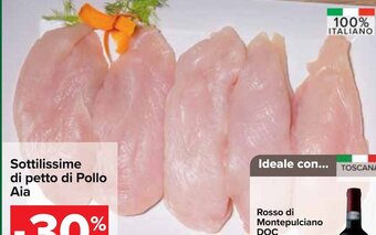 Carrefour Sottilissime di petto di Pollo Aia offerta