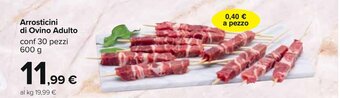 Carrefour Arrosticini di Ovino Adulto conf 30 pezzi 600 g offerta