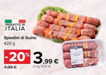 Carrefour Spiedini di Suino 420 g offerta