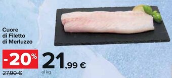 Carrefour Cuore di Filetto di Merluzzo offerta
