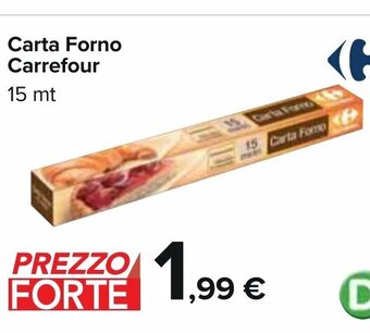 Carrefour Carta Forno Carrefour 15 mt offerta