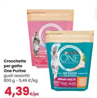 Interspar Crocchette per gatto One Purina gusti assortiti 800 g offerta