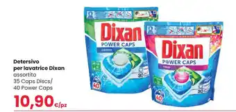 Interspar Detersivo per lavatrice Dixan assortito 35 Caps Discs/ 40 Power Caps offerta