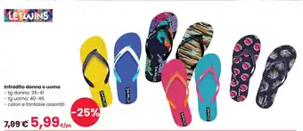 Interspar Infradito donna o uomo offerta