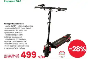 Interspar Monopattino elettrico offerta