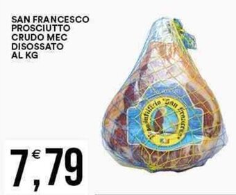 SAN FRANCESCO PROSCIUTTO CRUDO MEC DISOSSATO