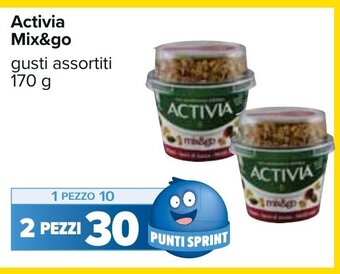 Carrefour Activia Mix&go gusti assortiti 170 g offerta