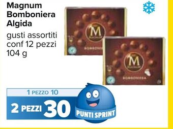 Carrefour Magnum Bomboniera Algida gusti assortiti conf 12 pezzi 104 g offerta
