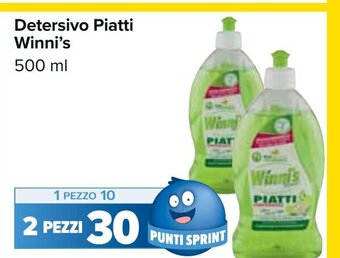 Carrefour Detersivo Piatti Winni's 500 ml offerta