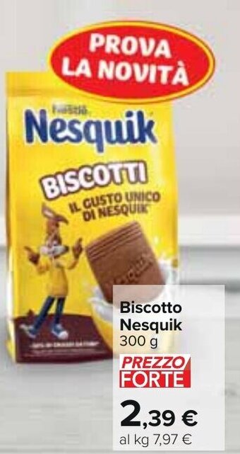 Carrefour Biscotto Nesquik 300 g offerta