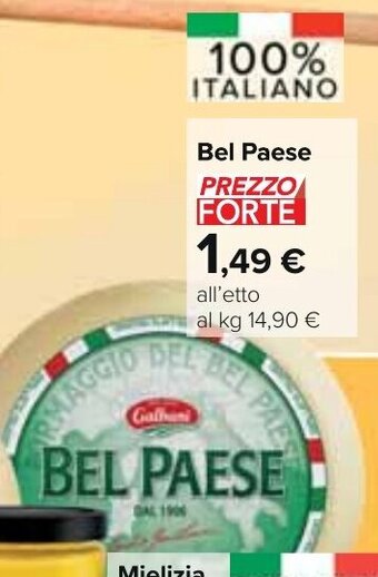 Carrefour Bel Paese all'etto offerta