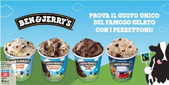Carrefour Gelato Ben & Jerry's gusti assortiti 406 g offerta