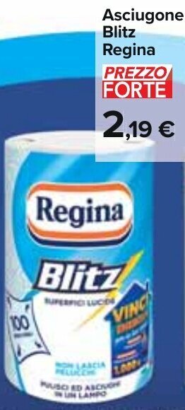 Carrefour Asciugone Blitz Regina offerta