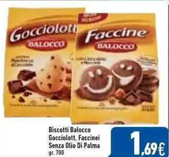 Balocco Gocciolotti, Faccinei Senza Olio Di Palma Biscotti 700gr.