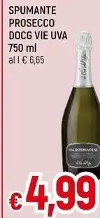 Famila Le vie dell'uva spumante prosecco docg 750 ml offerta