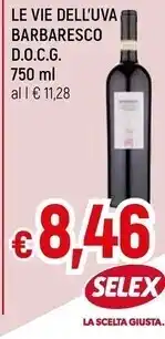 Famila Le vie dell'uva barbaresco d.o.c.g offerta