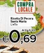 Crai Santa maria ricotta di pecora offerta