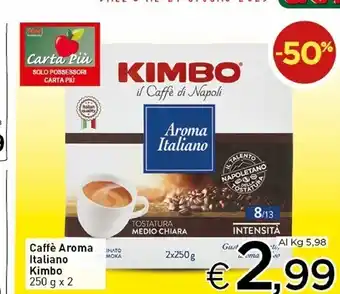Crai Kimbo caffè aroma italiano offerta