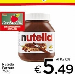 Crai Ferrero nutella offerta