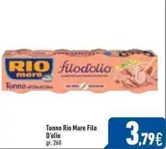 C+C Italmarket Rio Mare Filo D'Olio Tonno 260gr. offerta