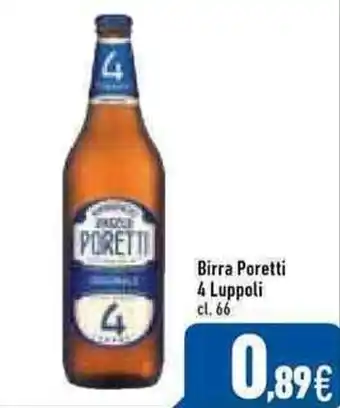 C+C Italmarket Poretti 4 Luppoli Birra 66cl. offerta