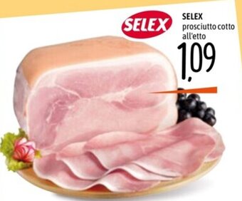 Emisfero SELEX prosciutto cotto all'etto offerta