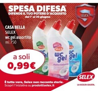 Emisfero CASA BELLA SELEX wc gel assortito ml 750 offerta