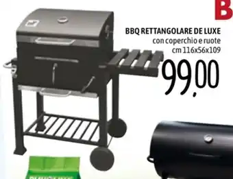 BBQ RETTANGOLARE DE LUXE cm 116x56x109