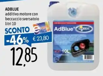 ADBLUE additivo motore con beccuccio sversatoio litri 10