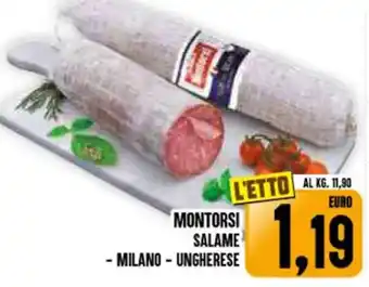 Iper Pellicano MONTORSI SALAME - MILANO - UNGHERESE offerta