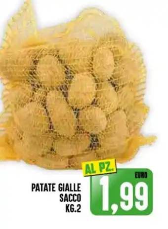 Iper Pellicano PATATE GIALLE SACCO KG.2 offerta
