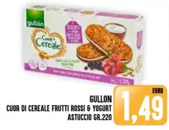 GULLON CUOR DI CEREALE FRUTTI ROSSI & YOGURT ASTUCCIO GR.220